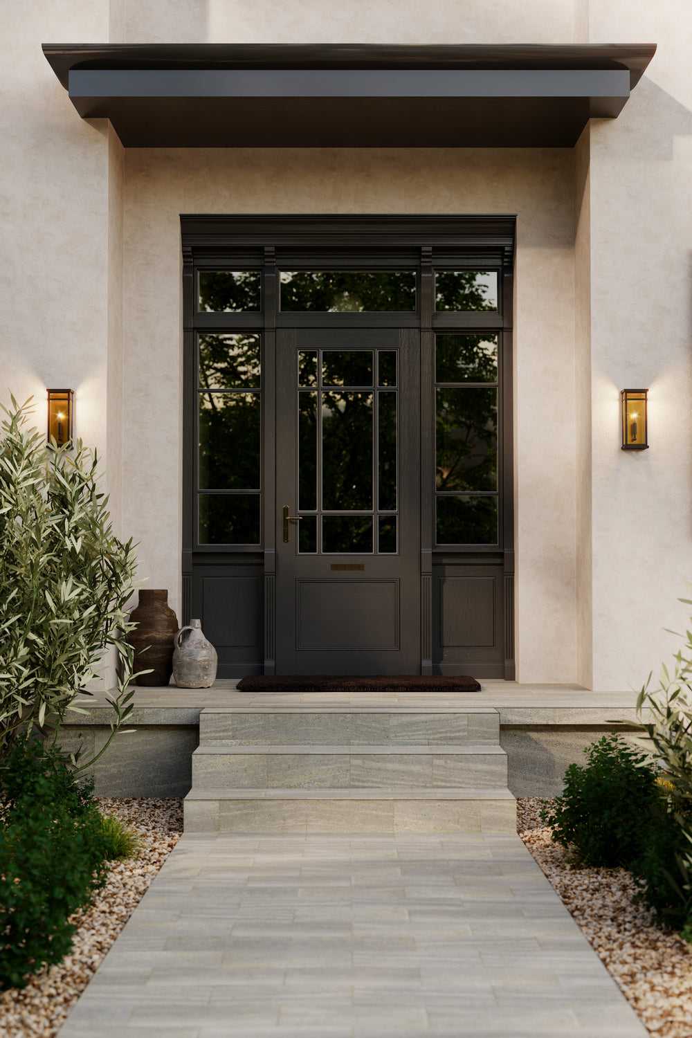 Briarlane One Light Outdoor Wall Sconce in Painted Legacy Brass Minka-Lavery
