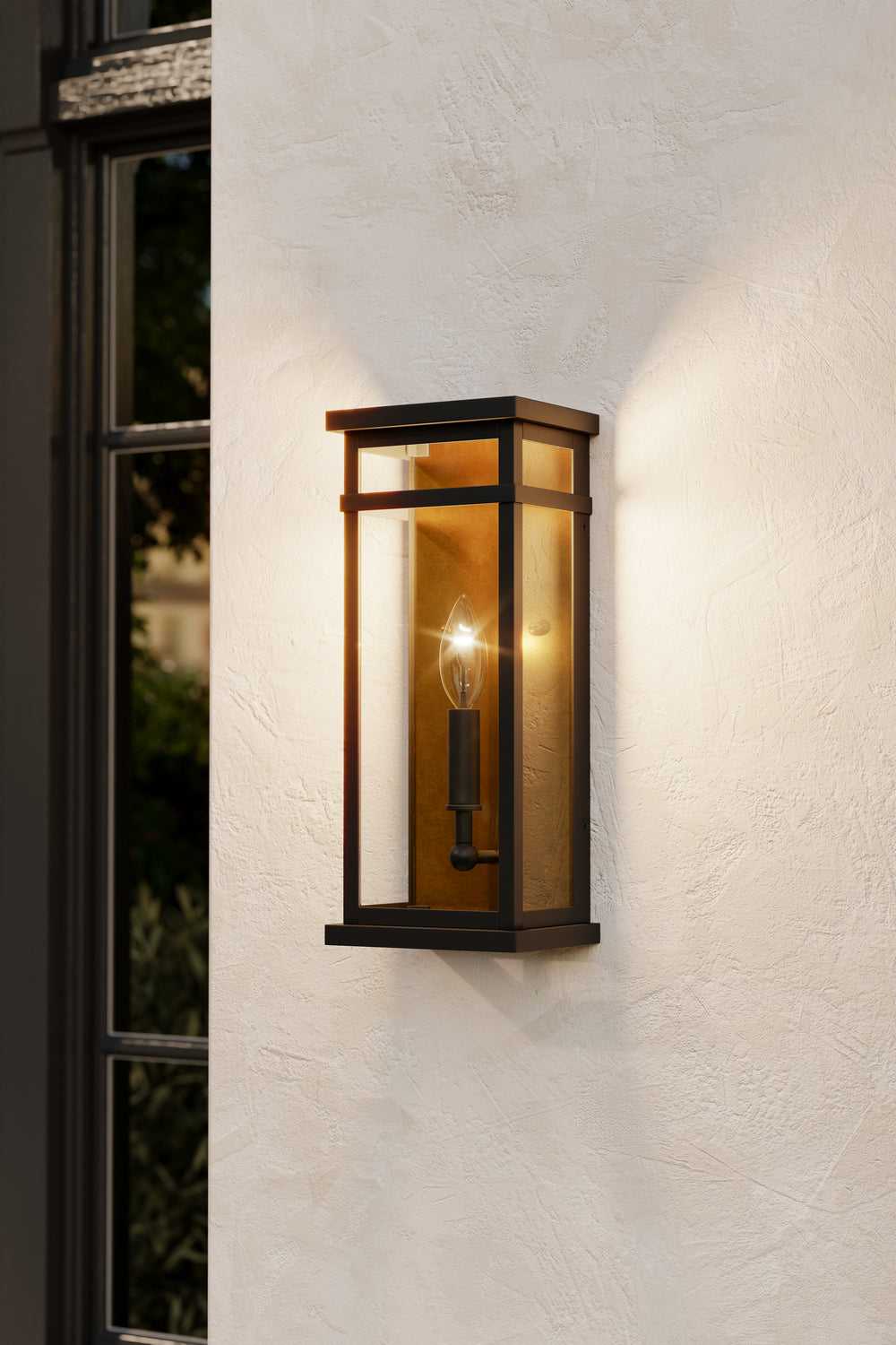 Briarlane One Light Outdoor Wall Sconce in Painted Legacy Brass Minka-Lavery