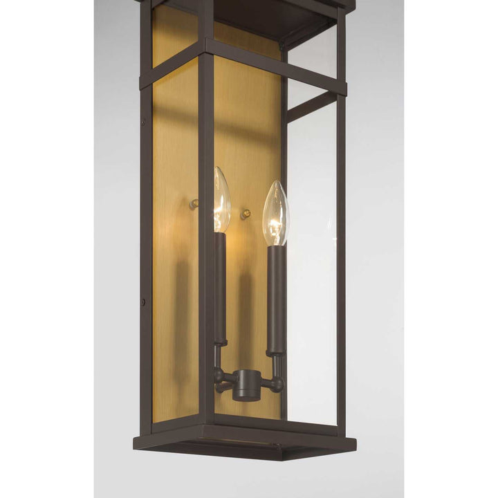 Briarlane Two Light Outdoor Wall Sconce in Painted Legacy Brass Minka-Lavery