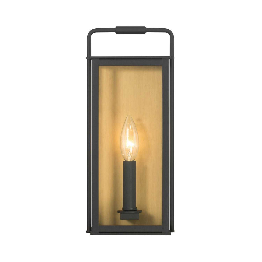 Aberdeen One Light Outdoor Wall Sconce in Sand Coal Black Minka-Lavery