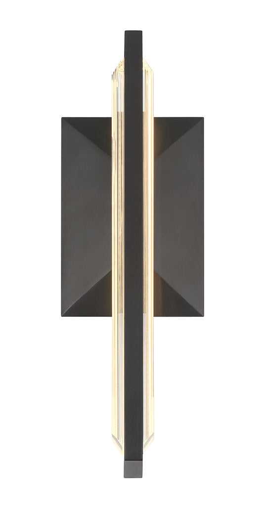 Aelin LED Wall Sconce in Matte Black Eurofase Canada