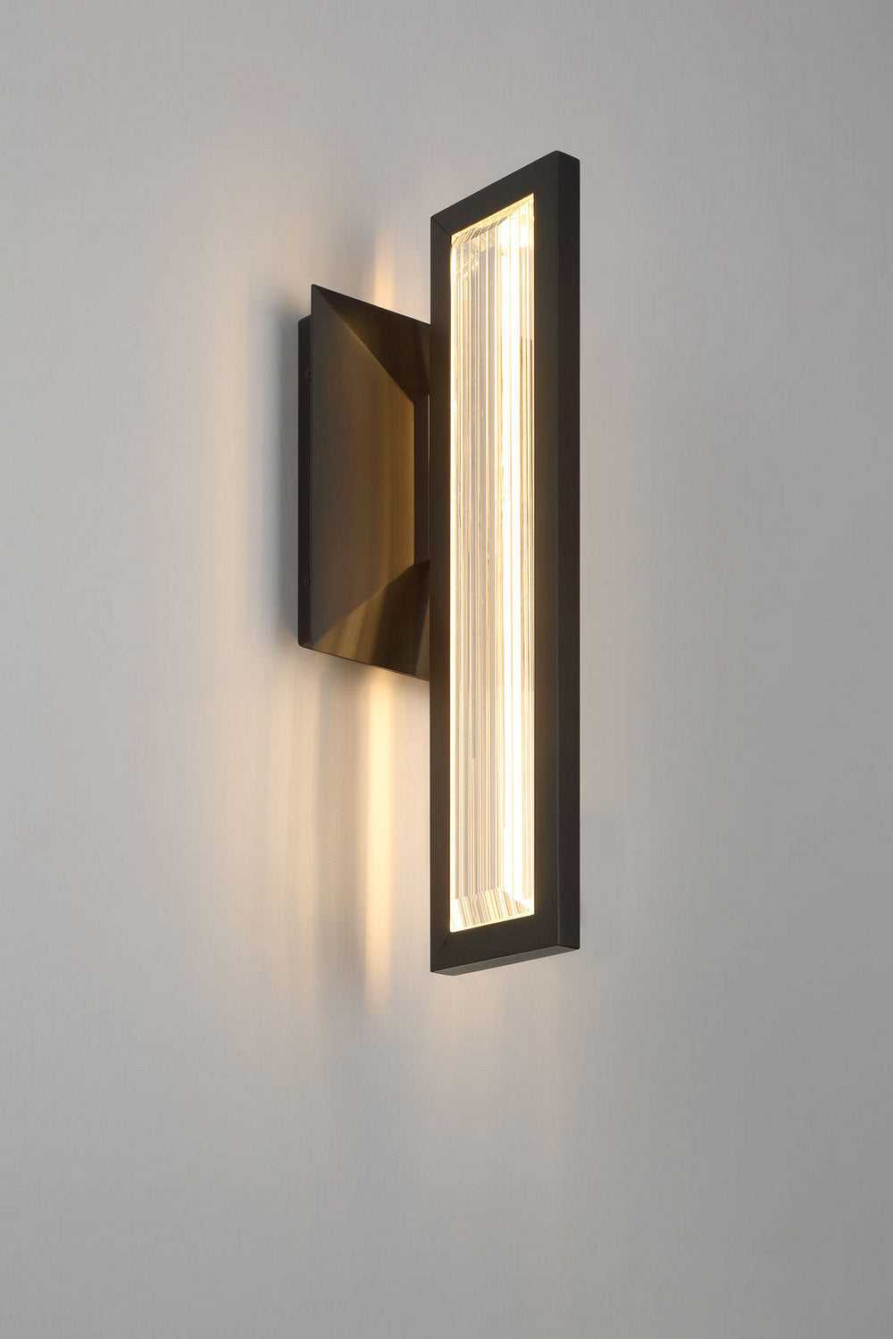 Aelin LED Wall Sconce in Matte Black Eurofase Canada
