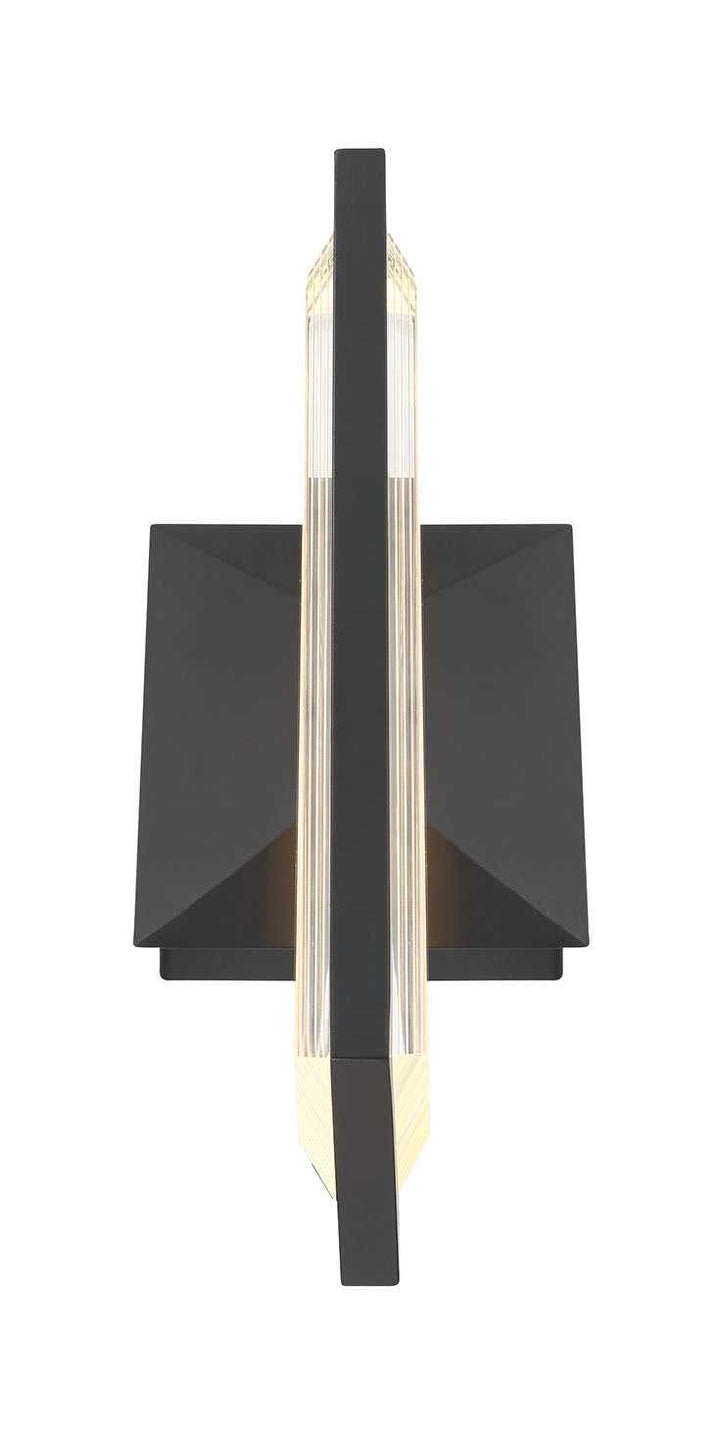 Aelin LED Wall Sconce in Matte Black Eurofase Canada