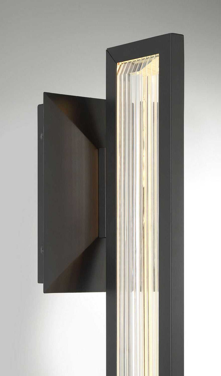 Aelin LED Wall Sconce in Matte Black Eurofase Canada