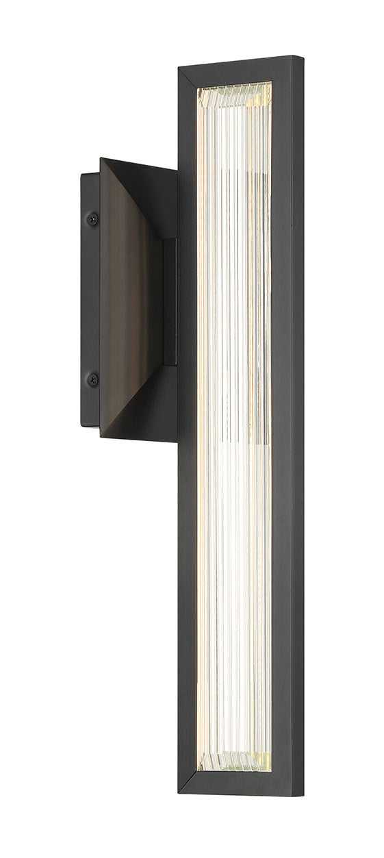 Aelin LED Wall Sconce in Matte Black Eurofase Canada