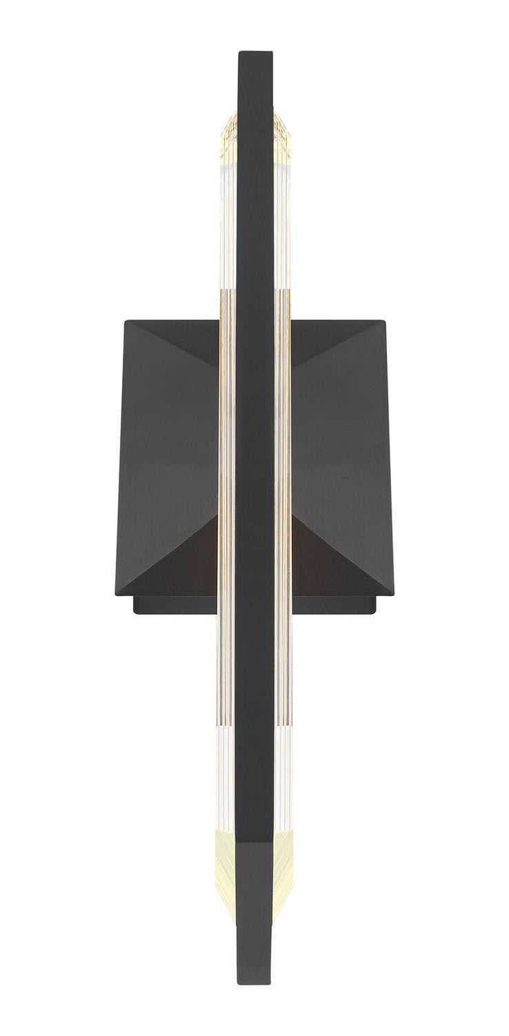 Aelin LED Wall Sconce in Matte Black Eurofase Canada