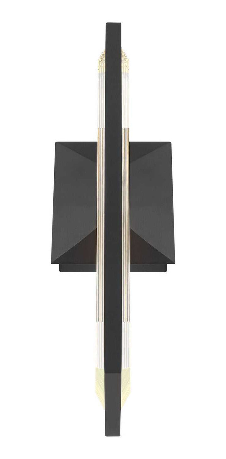Aelin LED Wall Sconce in Matte Black Eurofase Canada