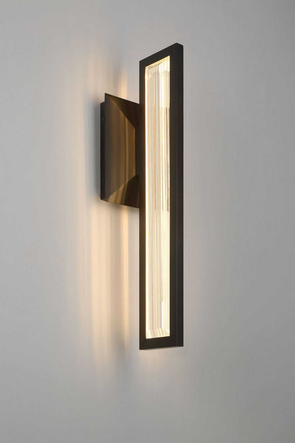 Aelin LED Wall Sconce in Matte Black Eurofase Canada