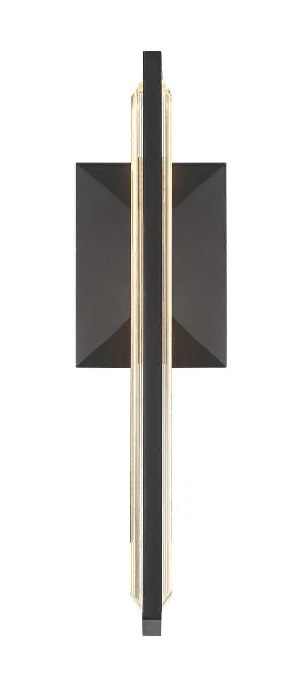Aelin LED Wall Sconce in Matte Black Eurofase Canada