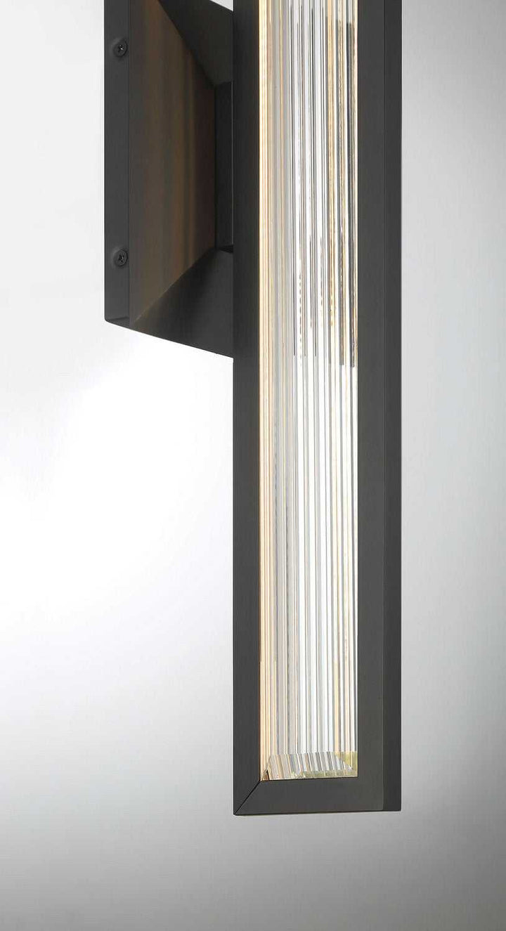 Aelin LED Wall Sconce in Matte Black Eurofase Canada
