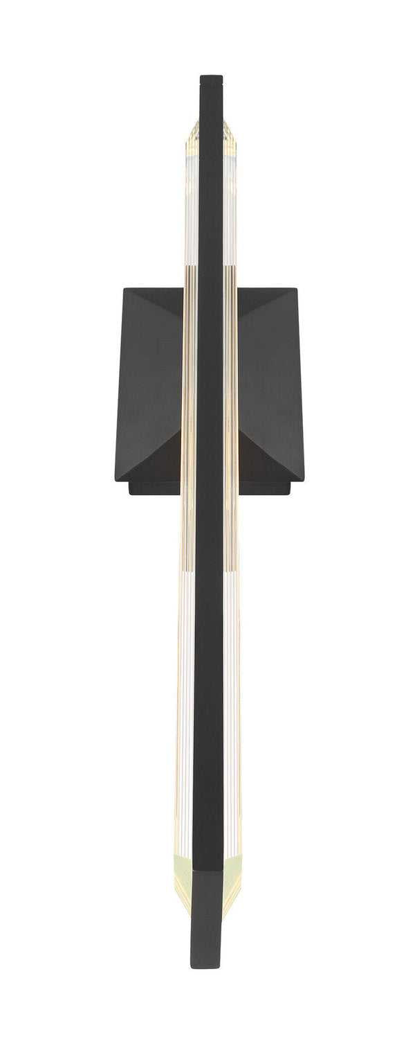 Aelin LED Wall Sconce in Matte Black Eurofase Canada