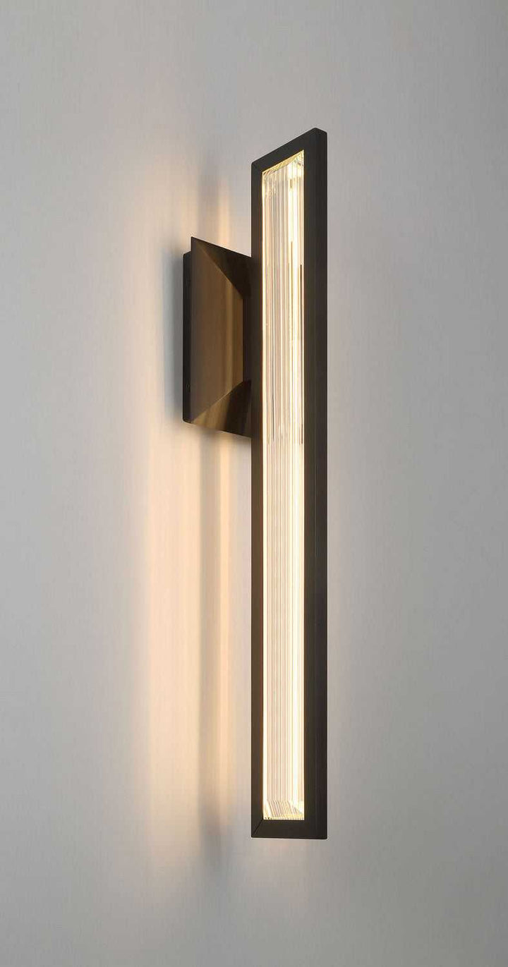 Aelin LED Wall Sconce in Matte Black Eurofase Canada