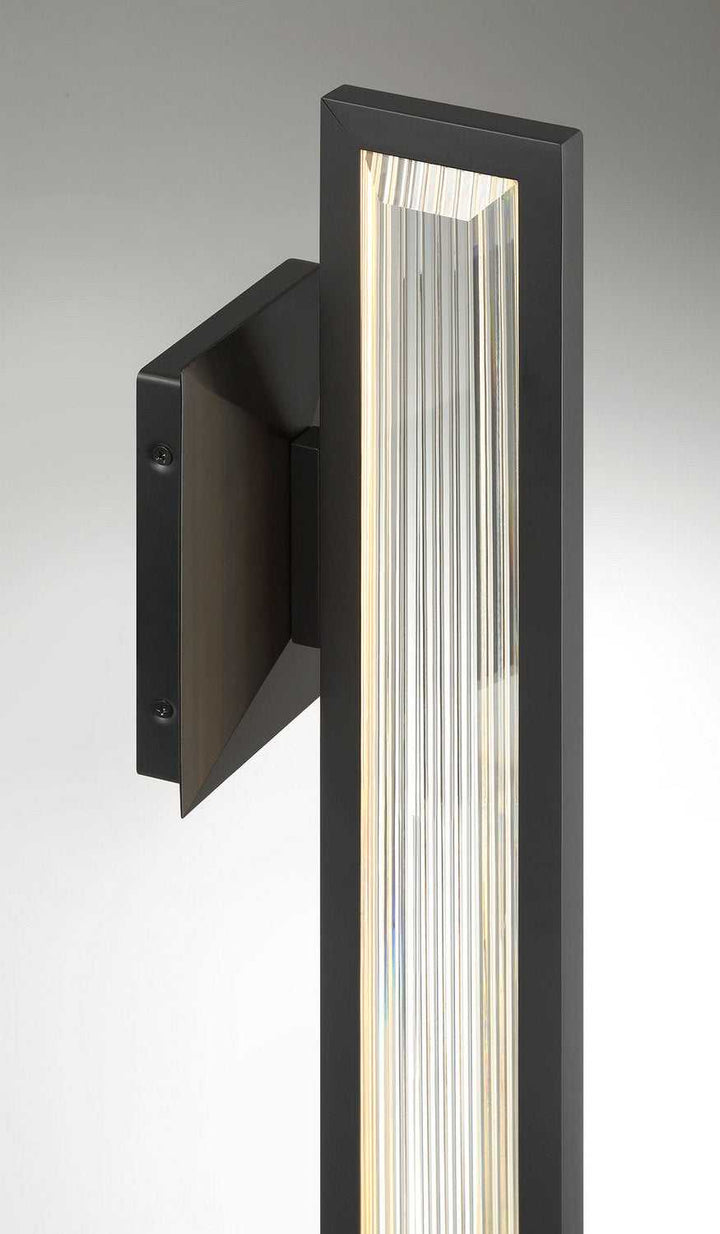 Aelin LED Wall Sconce in Matte Black Eurofase Canada
