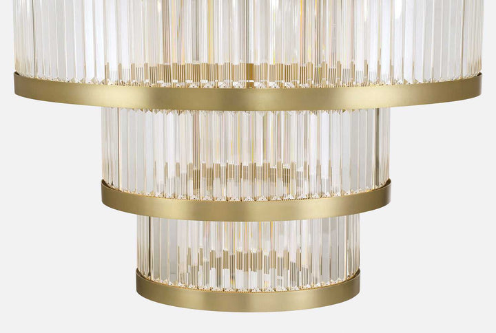 Empra LED Chandelier in Gold Eurofase Canada