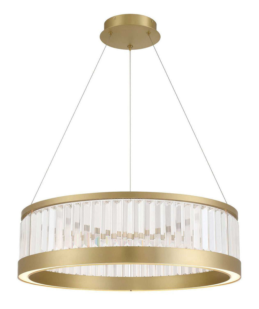 Empra LED Chandelier in Gold Eurofase Canada