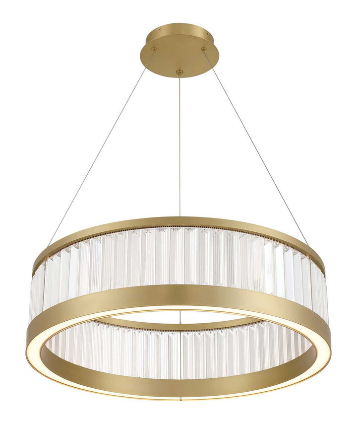 Empra LED Chandelier in Gold Eurofase Canada