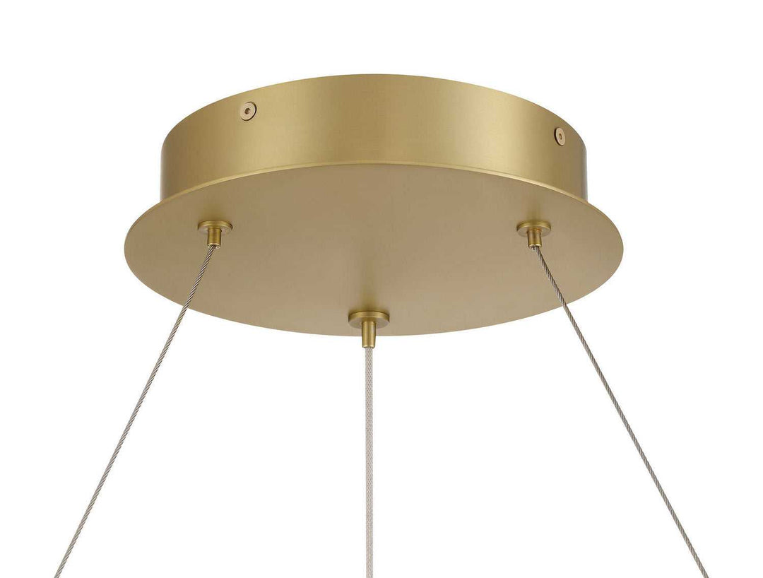 Empra LED Chandelier in Gold Eurofase Canada