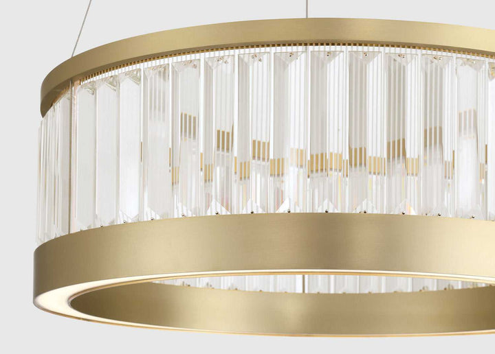 Empra LED Pendant in Gold Eurofase Canada