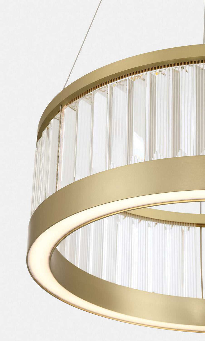 Empra LED Pendant in Gold Eurofase Canada