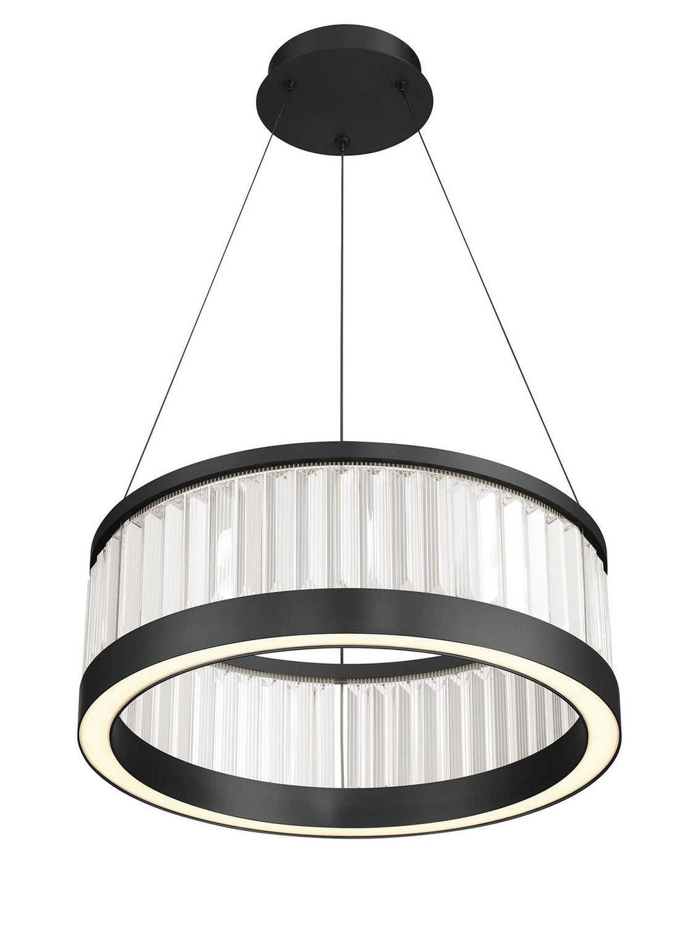 Empra LED Pendant in Matte Black Eurofase Canada