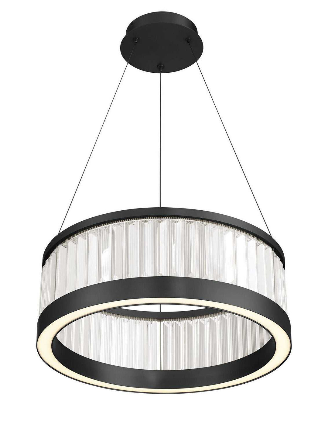 Empra LED Pendant in Matte Black Eurofase Canada