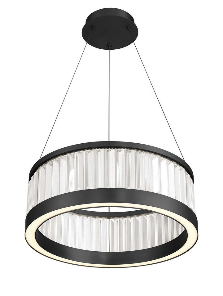 Empra LED Pendant in Matte Black Eurofase Canada