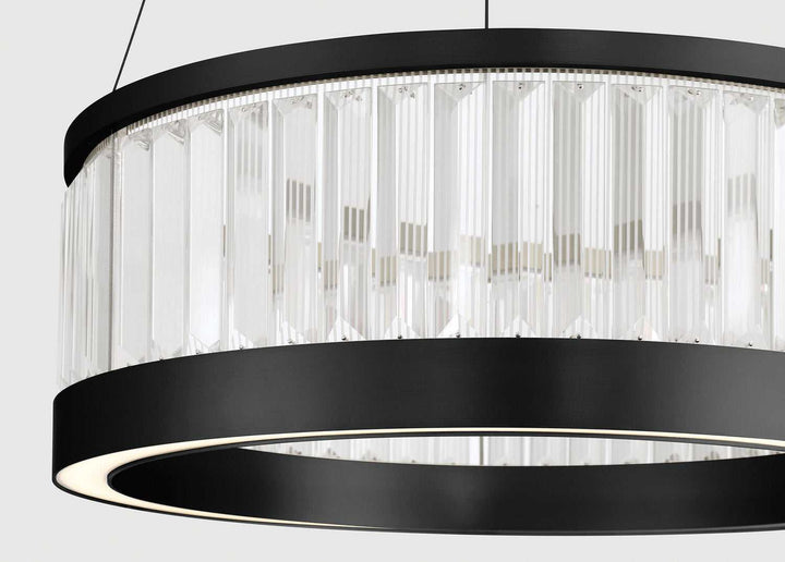 Empra LED Pendant in Matte Black Eurofase Canada