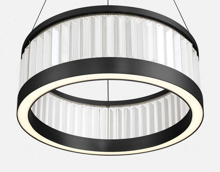 Empra LED Pendant in Matte Black Eurofase Canada