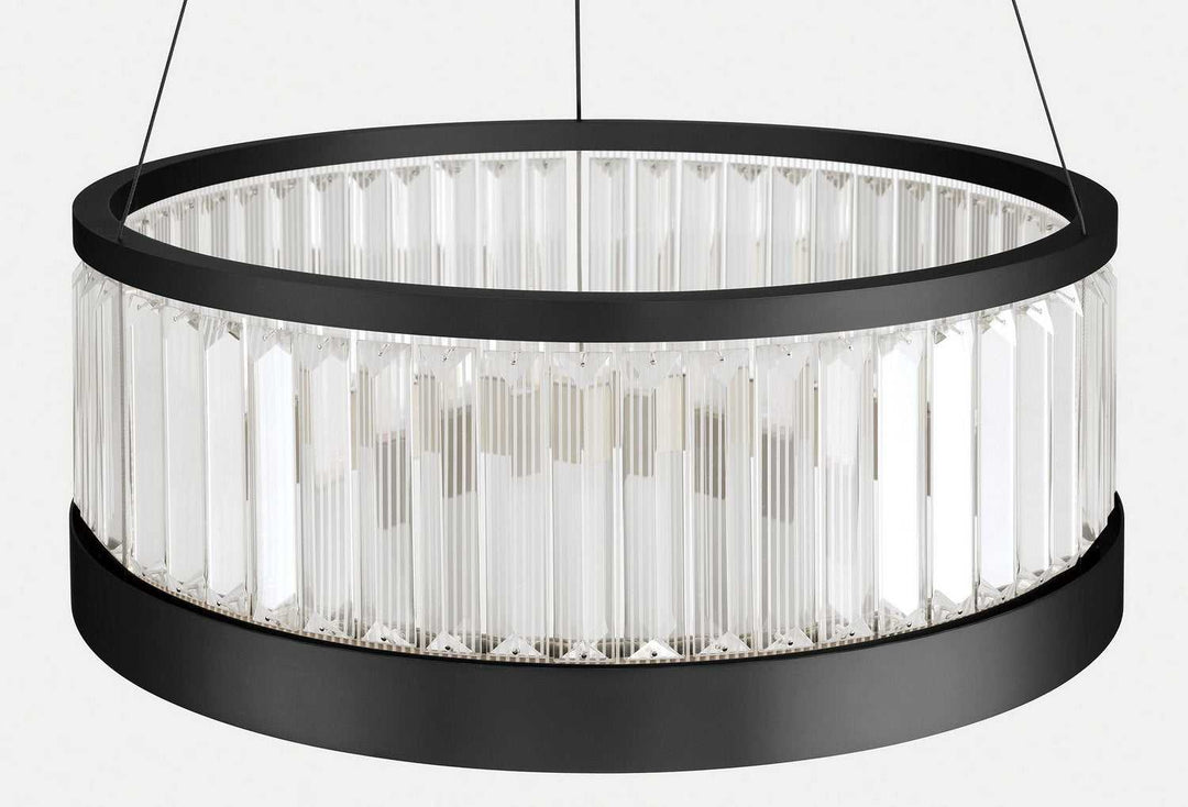 Empra LED Pendant in Matte Black Eurofase Canada