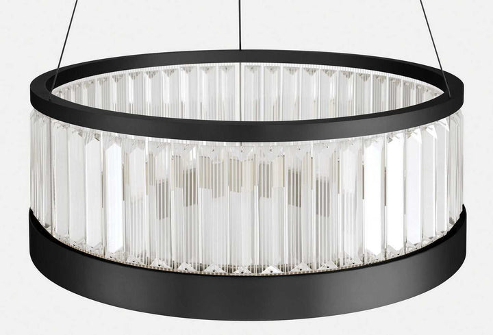 Empra LED Pendant in Matte Black Eurofase Canada
