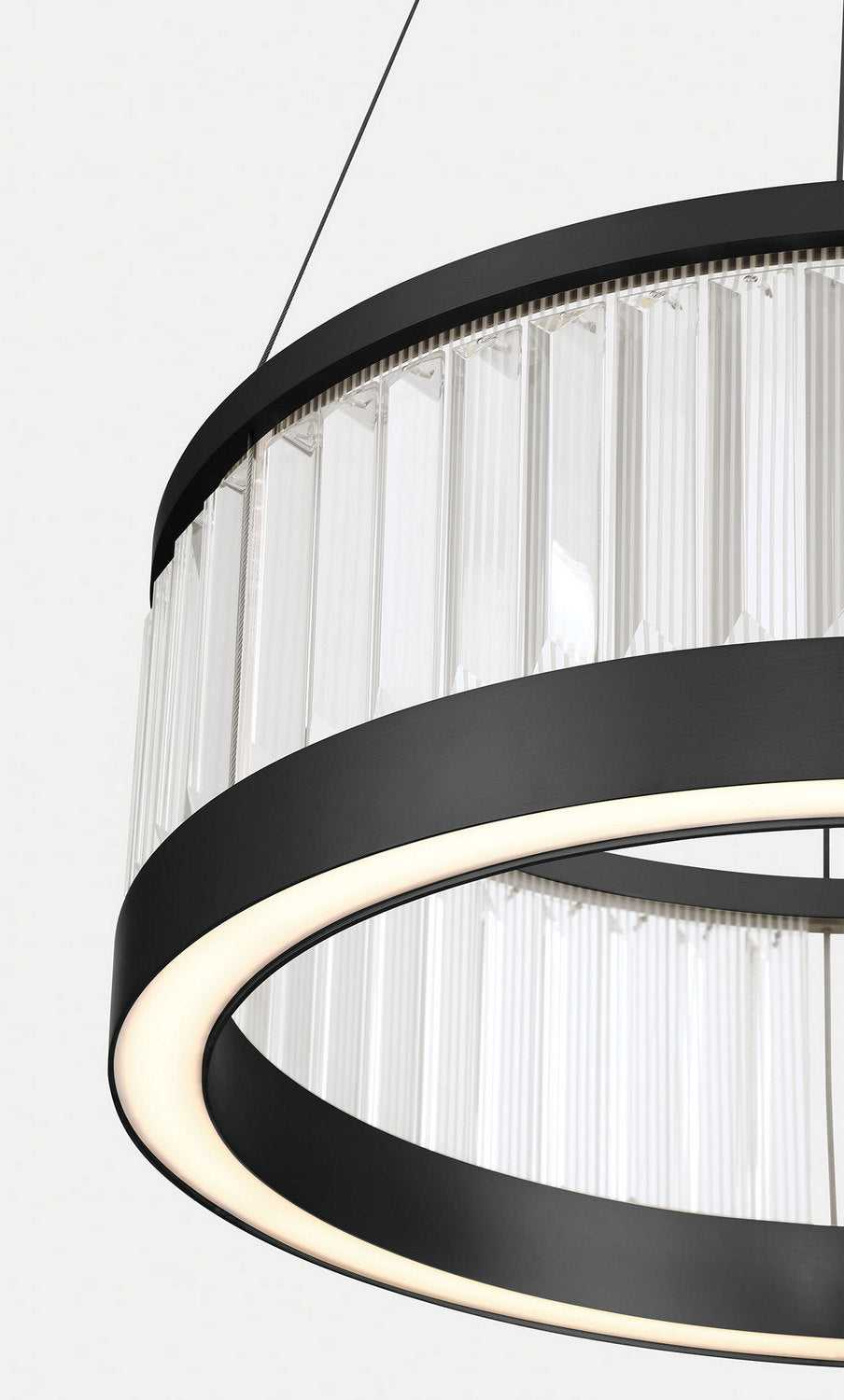 Empra LED Pendant in Matte Black Eurofase Canada