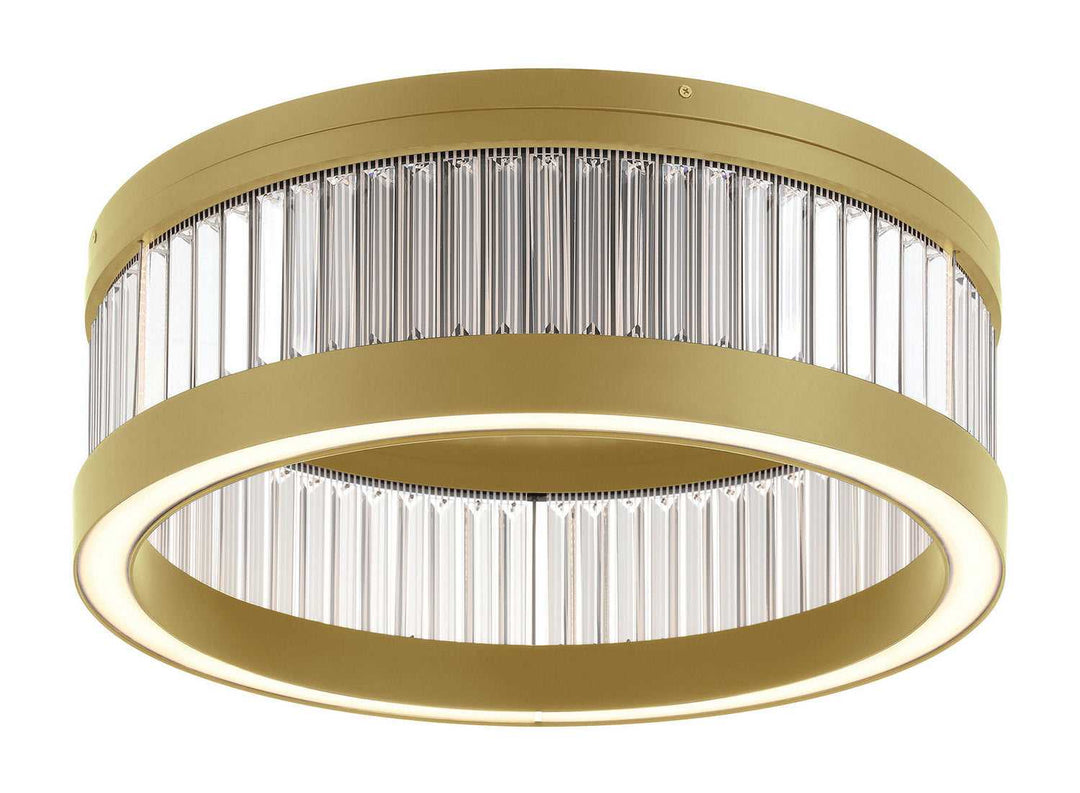 Empra LED Flush Mount in Gold Eurofase Canada