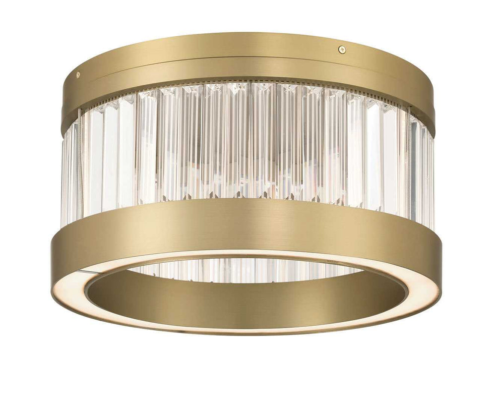 Empra LED Flush Mount in Gold Eurofase Canada