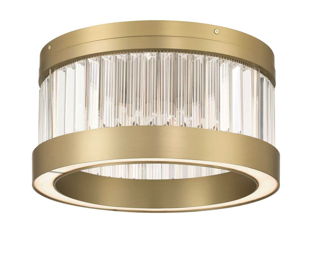 Empra LED Flush Mount in Gold Eurofase Canada