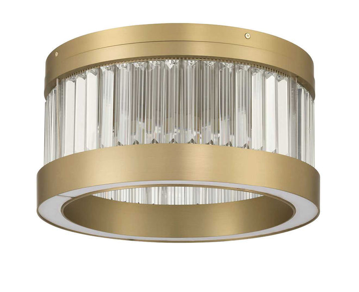 Empra LED Flush Mount in Gold Eurofase Canada
