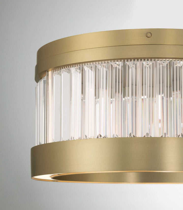 Empra LED Flush Mount in Gold Eurofase Canada