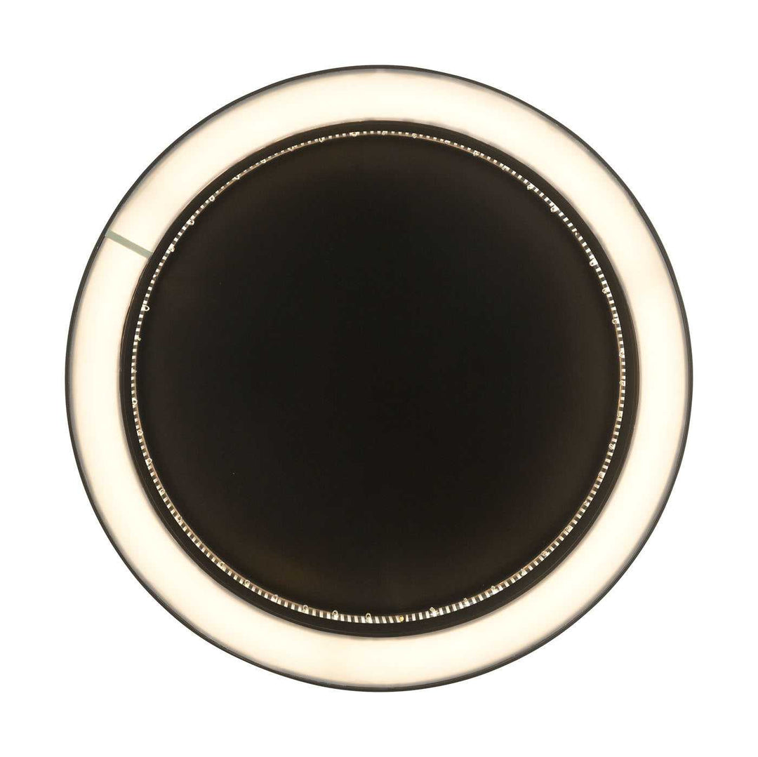 Empra LED Flush Mount in Matte Black Eurofase Canada