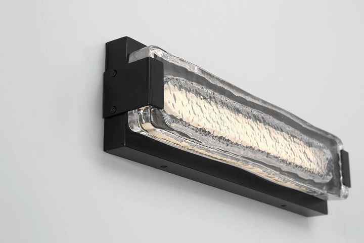 Hiltic LED Wall Sconce in Matte Black Eurofase Canada