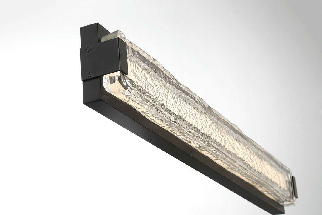 Hiltic LED Wall Sconce in Matte Black Eurofase Canada