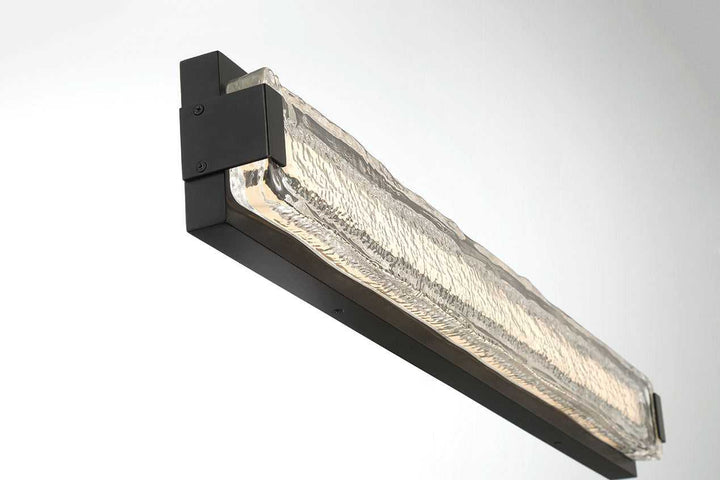 Hiltic LED Wall Sconce in Matte Black Eurofase Canada