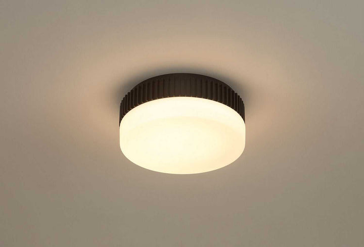 Purgos LED Flush Mount in Matte Black Eurofase Canada