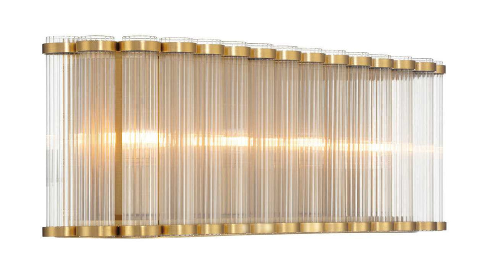 Glasbury Four Light Vanity in Gold Eurofase Canada