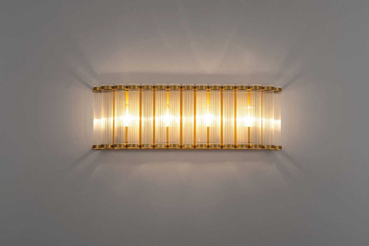 Glasbury Four Light Vanity in Gold Eurofase Canada