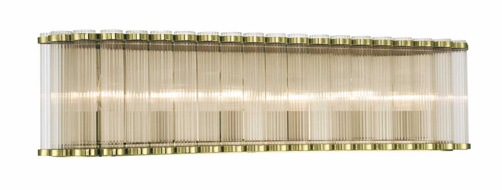 Glasbury Six Light Vanity in Gold Eurofase Canada