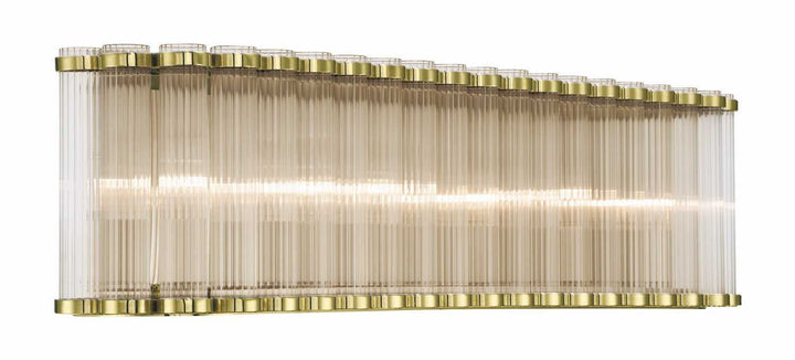 Glasbury Six Light Vanity in Gold Eurofase Canada