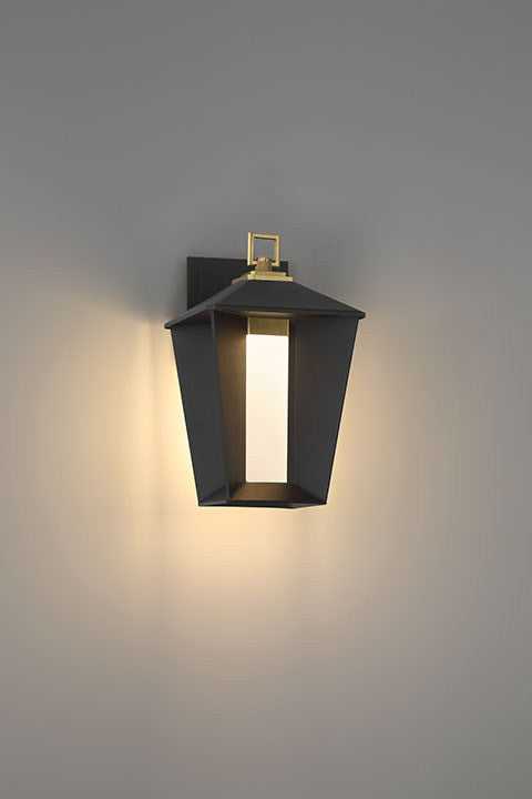 Andson LED Wall Sconce in Brass-Sand Black Mix Eurofase Canada