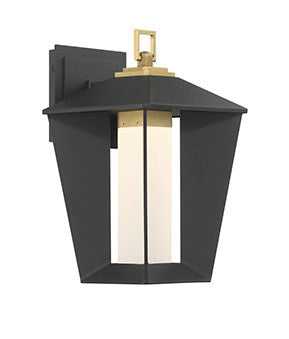 Andson LED Wall Sconce in Brass-Sand Black Mix Eurofase Canada