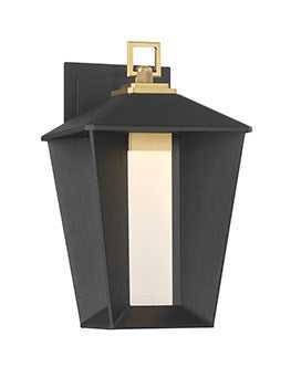 Andson LED Wall Sconce in Brass-Sand Black Mix Eurofase Canada