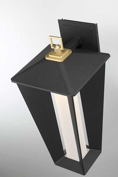 Andson LED Wall Sconce in Brass-Sand Black Mix Eurofase Canada
