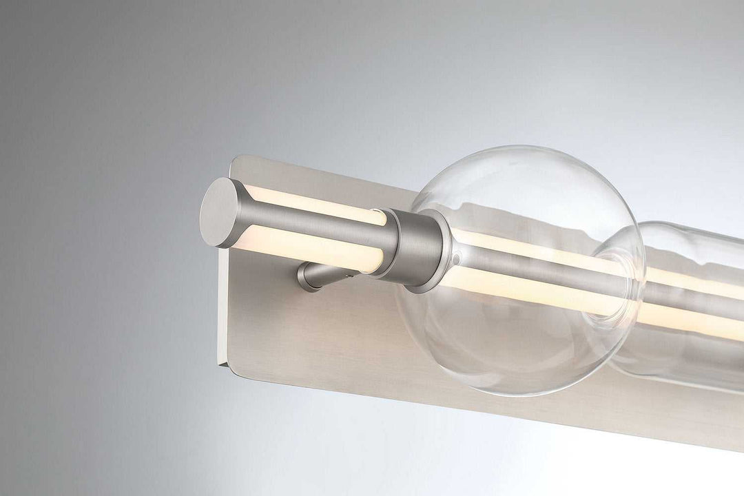 Lucent LED Vanity in Satin Nickel Eurofase Canada